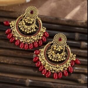 Large size Indian earrings